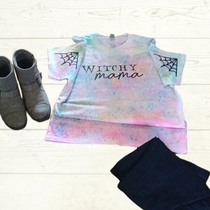 Tie dye Halloween shirt